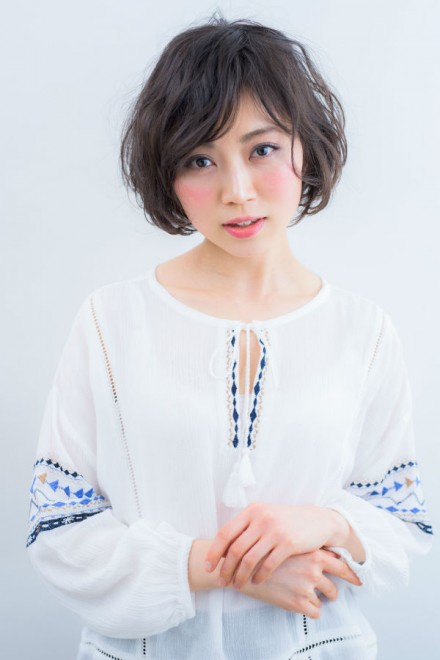 ナチュラルフェミニンなショートボブスタイル ショート ヘアスタイル 自由が丘の美容室ヘッドスパサロンlaco ラコ